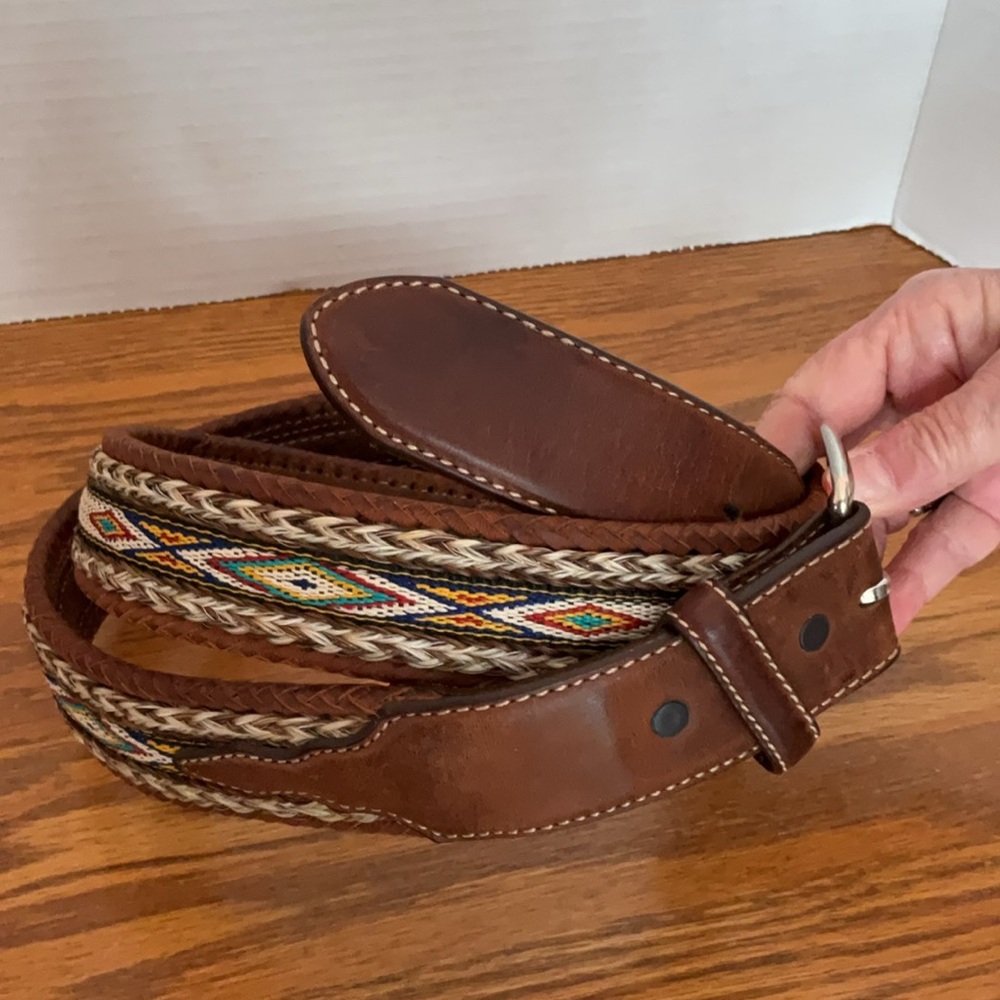 Tony Lama Brown Leather belt
